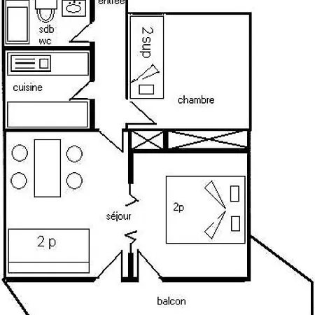 Résidence Le France - 2 Pièces Divisible 6 Pers - Le France - Plagne Centre Mae-9604